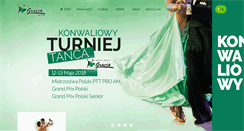 Desktop Screenshot of gracja-taniec.pl
