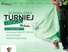 Tablet Screenshot of gracja-taniec.pl